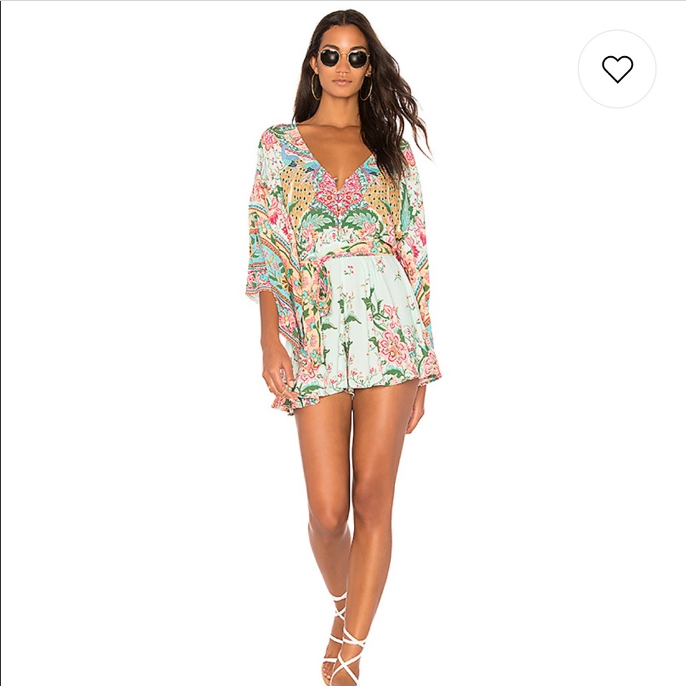 ✨ Spell & Gypsy Collective Lotus Romper Peacock S
